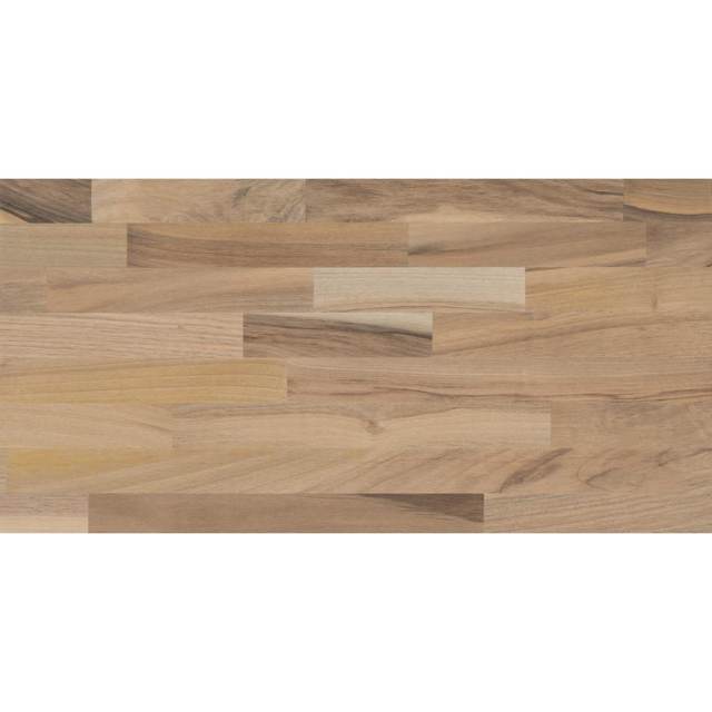 8 ft. L x 25 in. D Unfinished Walnut Butcher Block Countertop with Standard Edge